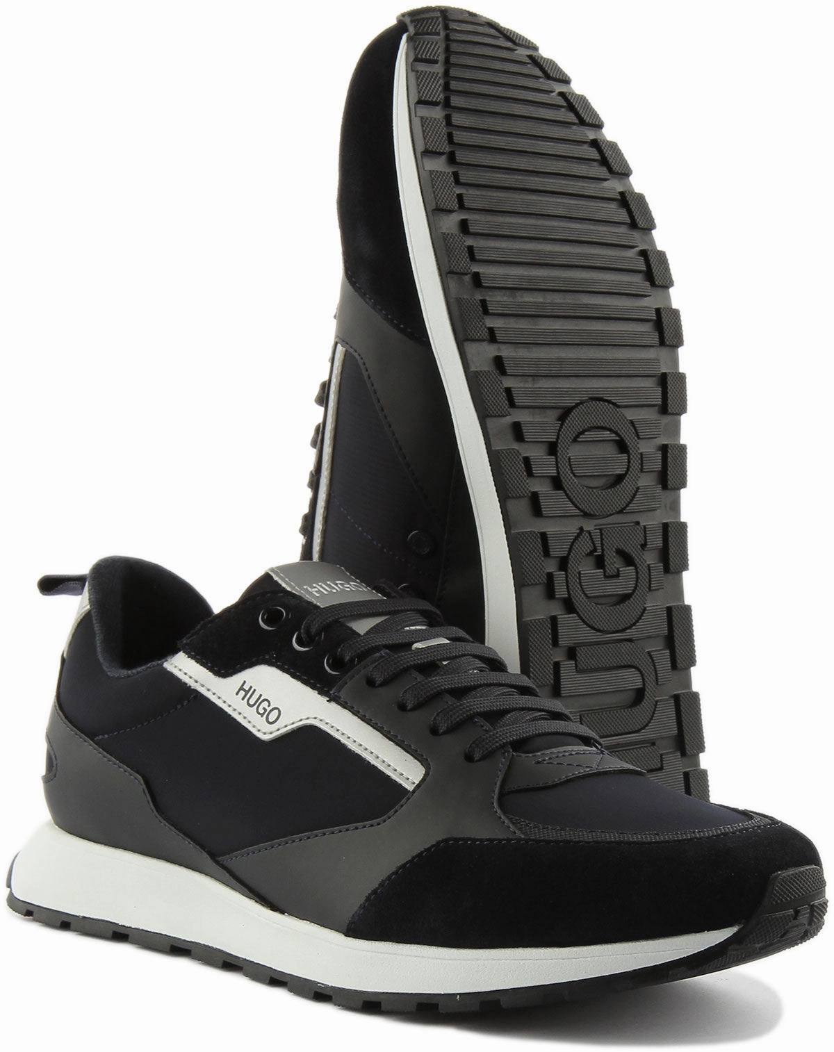 Loose Fit Hugo Icelin Run In Dark Blue For Men