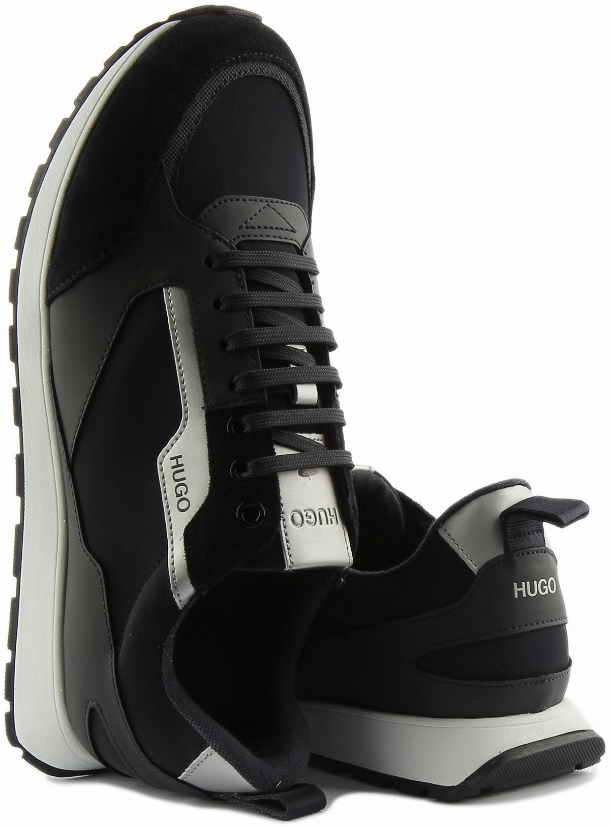 Loose Fit Hugo Icelin Run In Dark Blue For Men