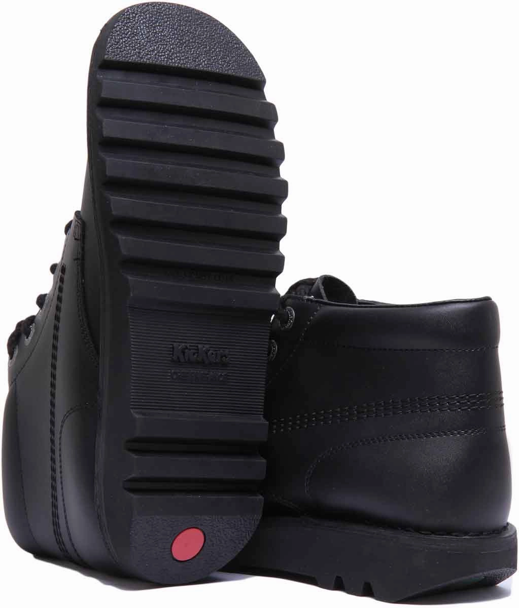 Loose Fit Kickers Kickers Kick Hi In Black in Adults UK Size 6.5 - 12