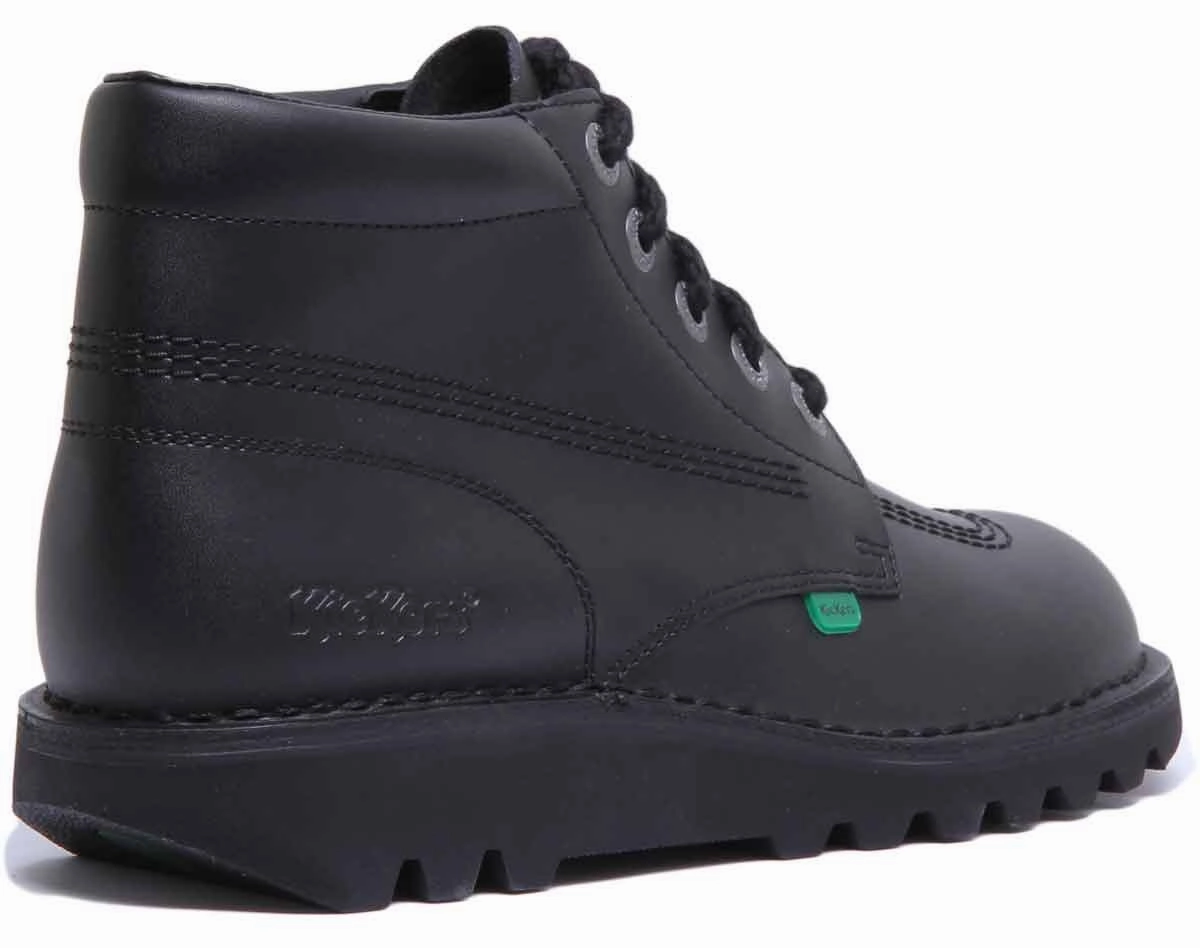 Loose Fit Kickers Kickers Kick Hi In Black in Adults UK Size 6.5 - 12