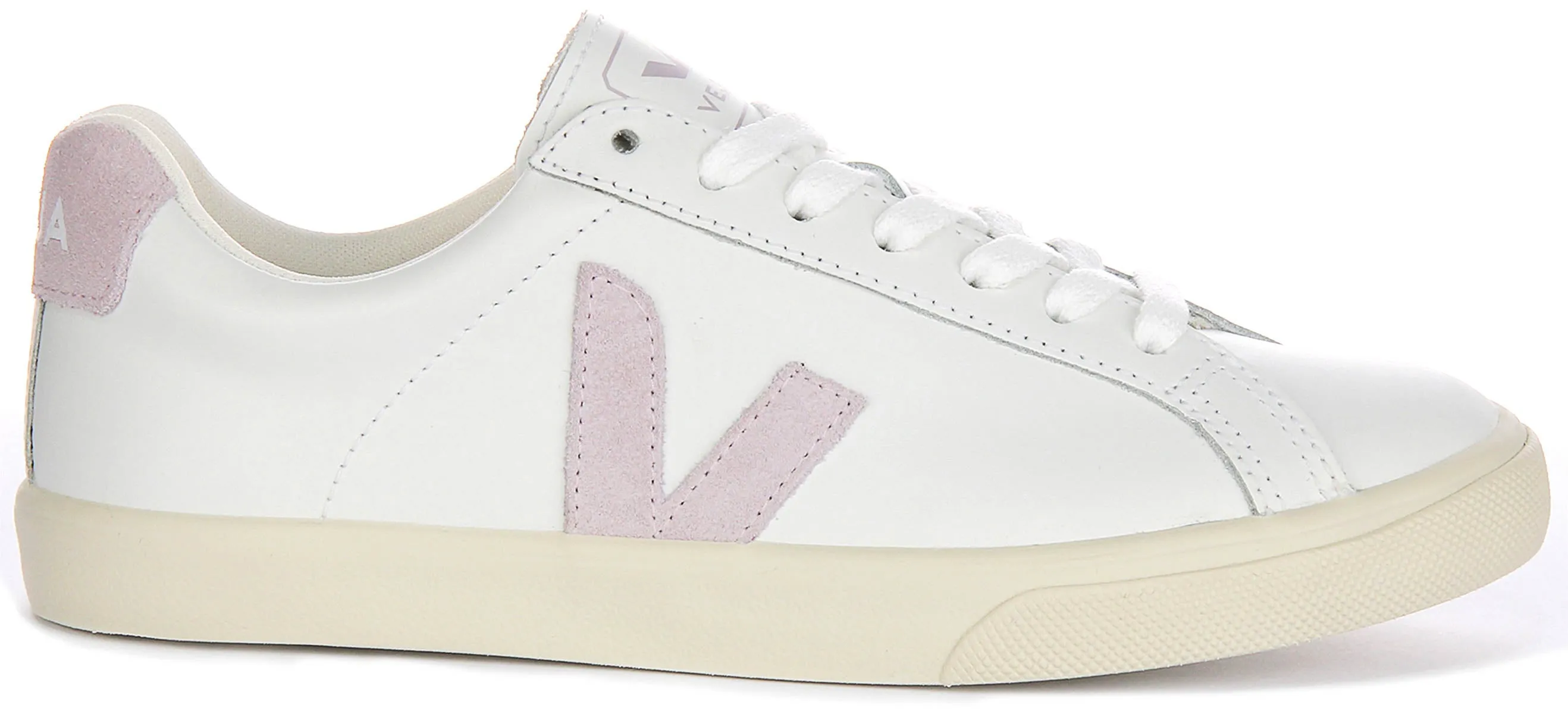 Lounge Fit Veja Esplar Logo In White Purple For Women