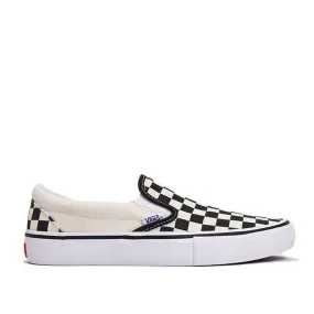 Clean Style Vans Skate Slip On Pro Black/White Checkerboard