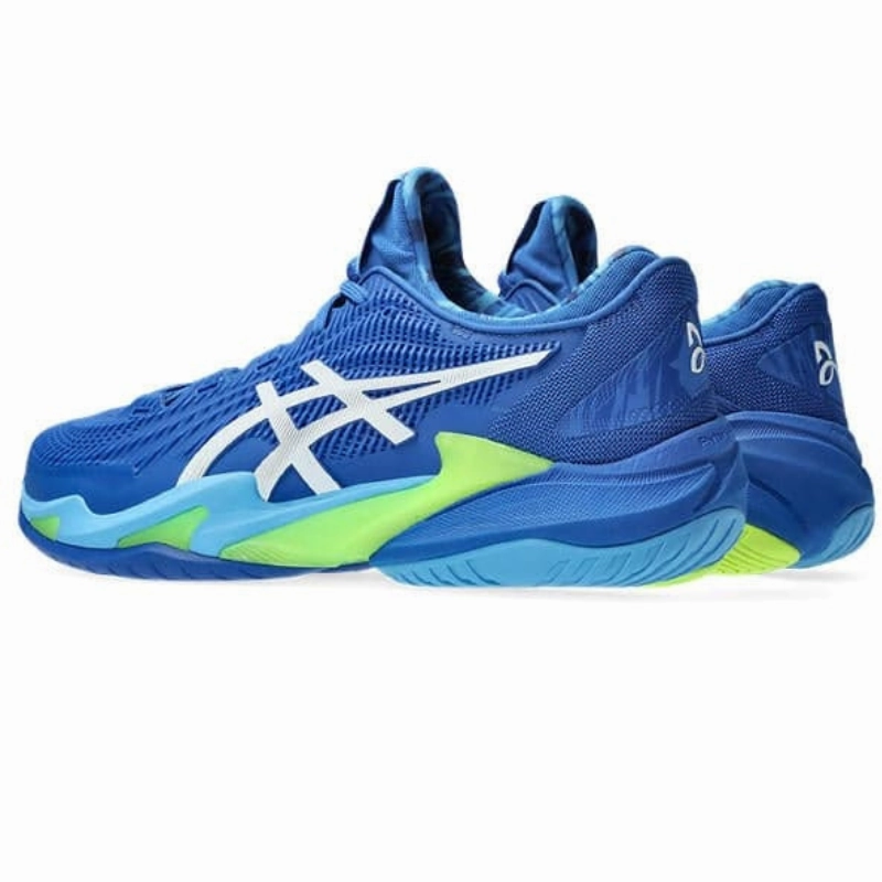 low - cut Asics Court FF 3 Novak Mens Tennis Shoes  - Tuna Blue/White