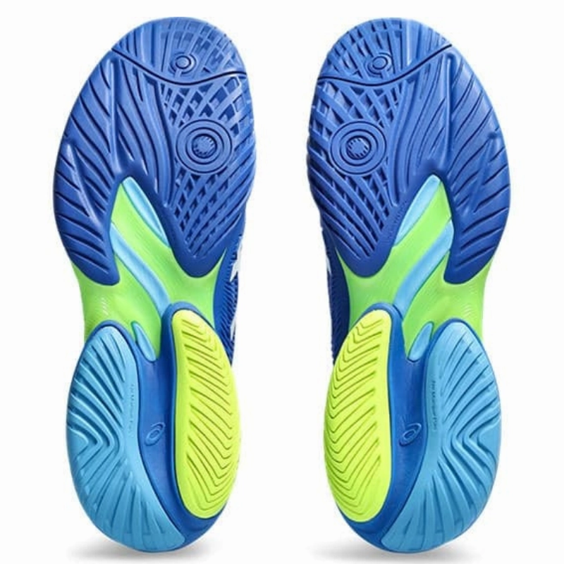 low - cut Asics Court FF 3 Novak Mens Tennis Shoes  - Tuna Blue/White