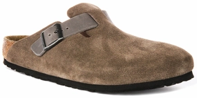 Birkenstock Boston Bs In Brown | Regular Fit user - centric Shock - absorbing technology