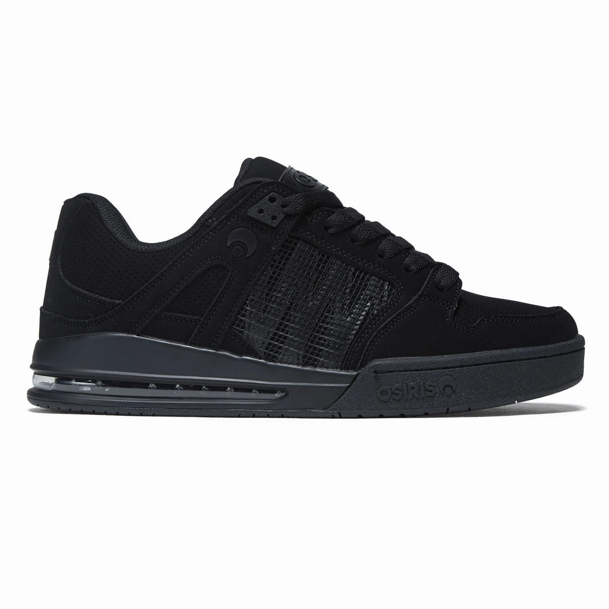 mesh ventilation Street Activity Osiris Pixel Shoes - Black/Black/Black