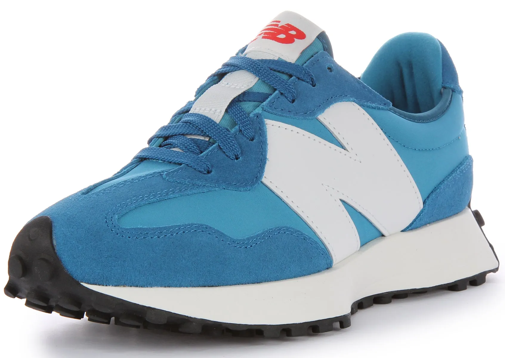 Luxe cushioning New Balance U327EA In Blue White