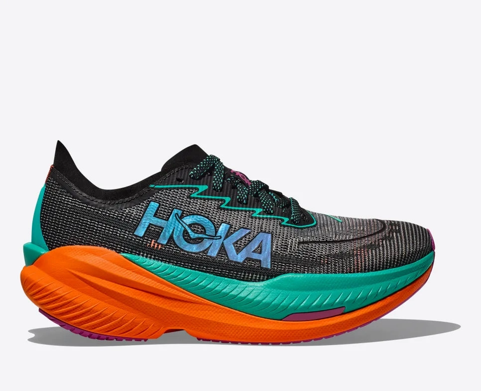 M Hoka Mach X 2 Black Electric