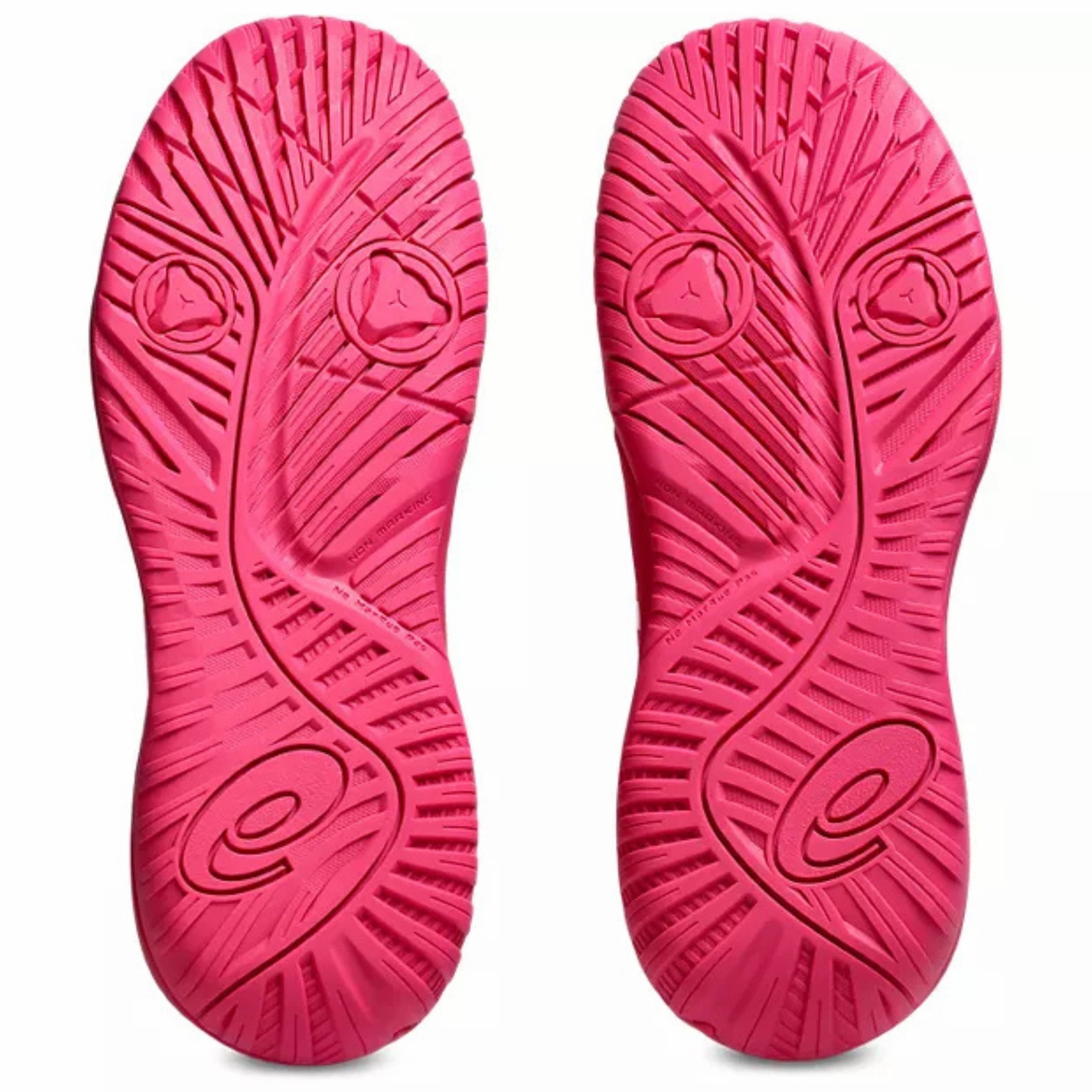 Max Step Support Asics Gel Resolution X Junior Tennis Shoes - Bright Rose/Cream