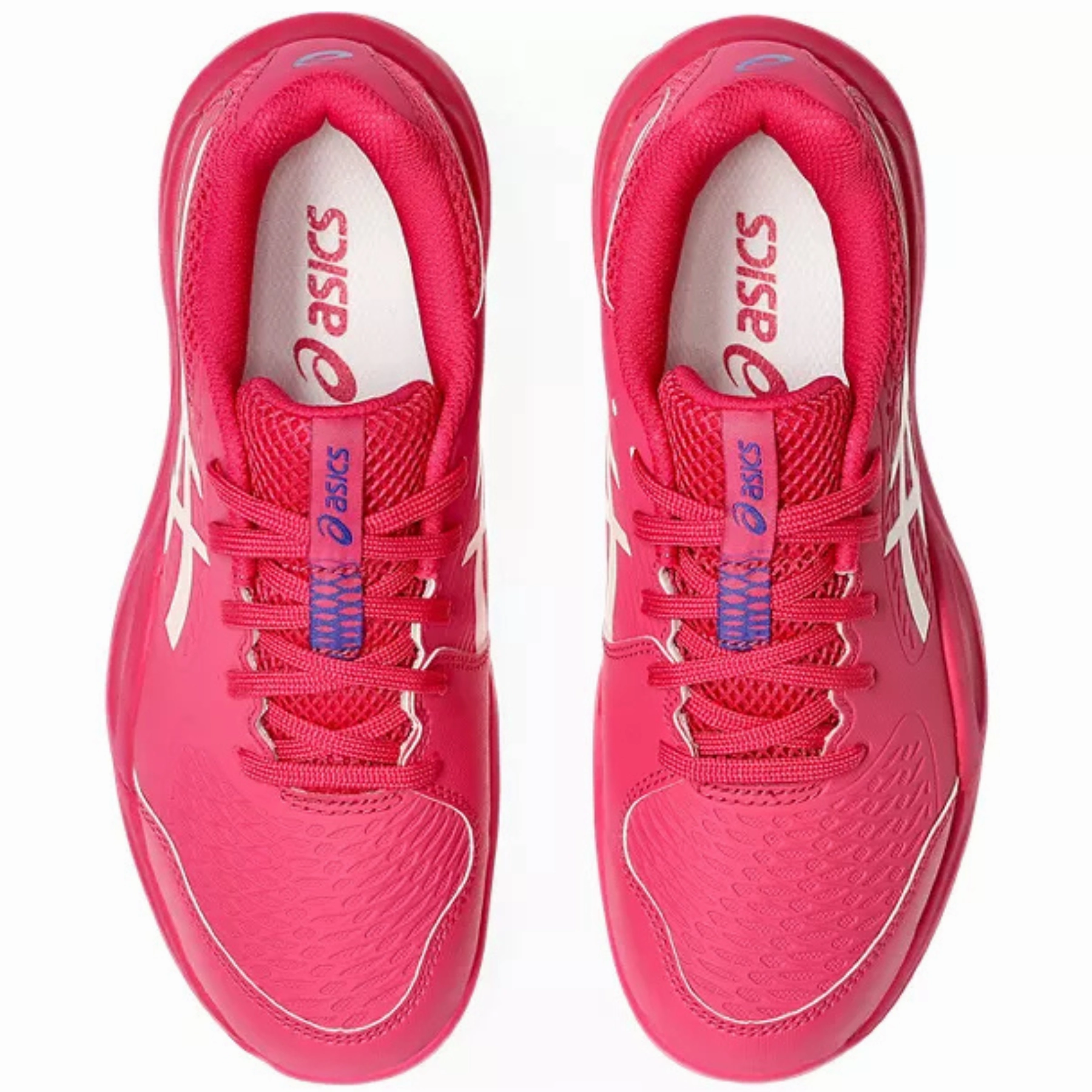 Max Step Support Asics Gel Resolution X Junior Tennis Shoes - Bright Rose/Cream