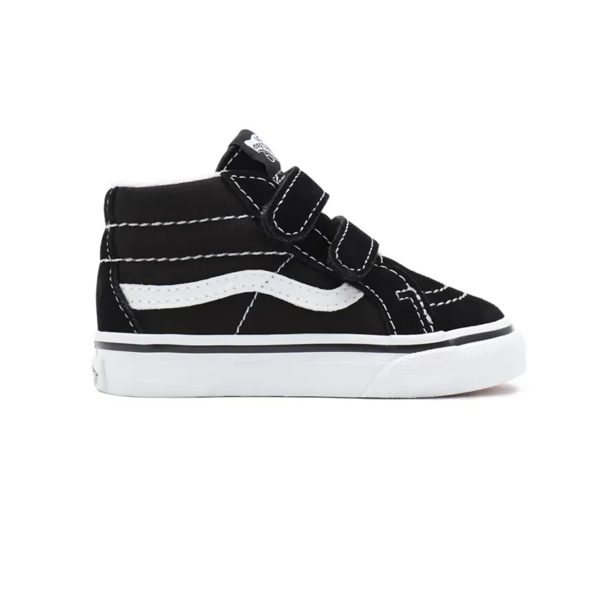 Upgraded arch VANS SK8 MID REISSUE V BLACK/WHITE TODDLER