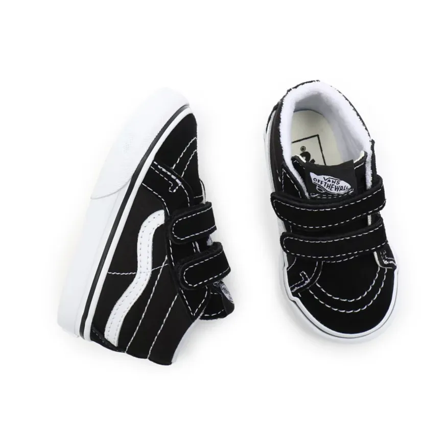Maximum Support VANS SK8 MID REISSUE V BLACK/WHITE TODDLER