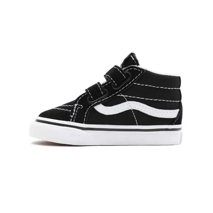 Maximum Support VANS SK8 MID REISSUE V BLACK/WHITE TODDLER