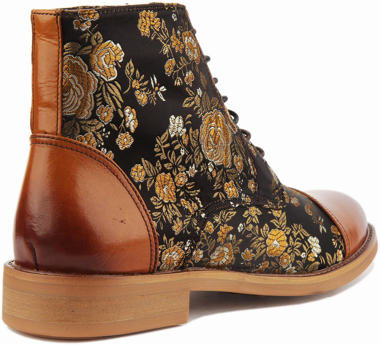 Maximum Hold Justinreess England Adam Floral In Brown For Men