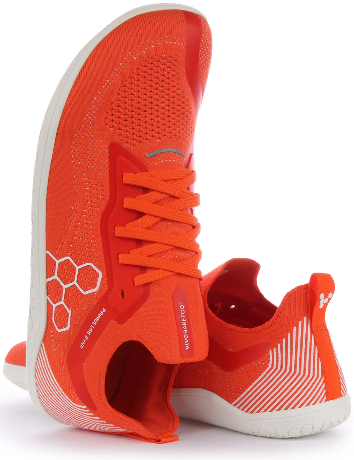 Mesh Layer Vivobarefoot Primus Lite Knit In Flame For Men