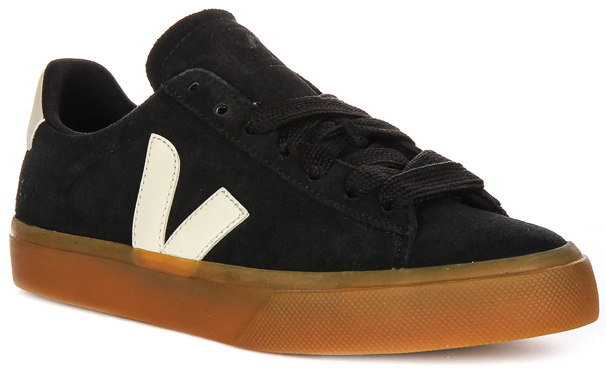 Veja Campo Bold In Black For Women Kinetic Move Textile upper supports breathability and stretch