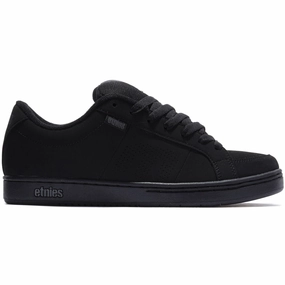 Etnies Kingpin Shoes - Black/Black Sleek Finish