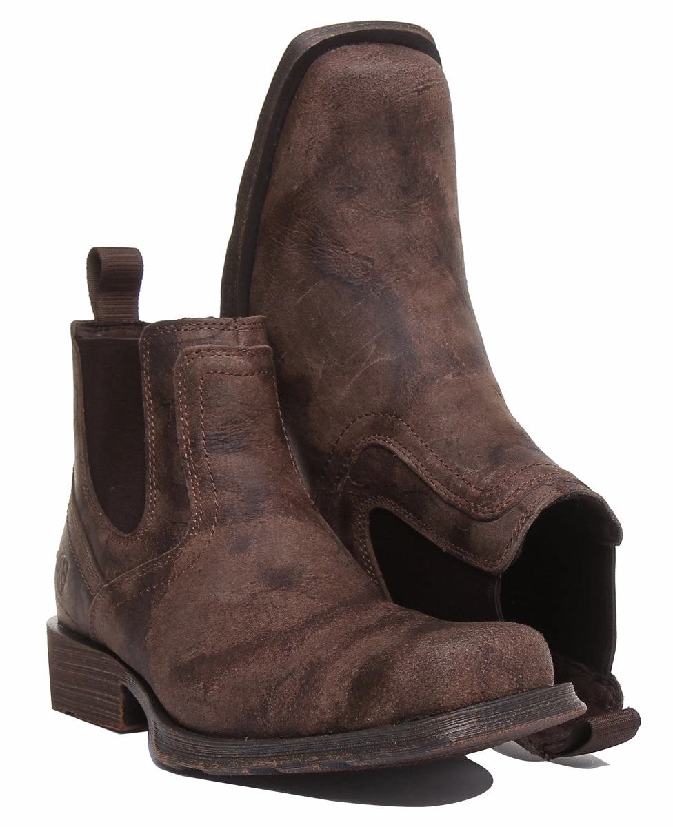 Mesh Upper Ariat Mid Town Rambler In Stone