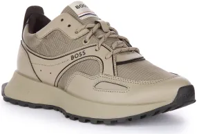 Boss Jonah Runner Rsrb In Beige For Men Daily Workout