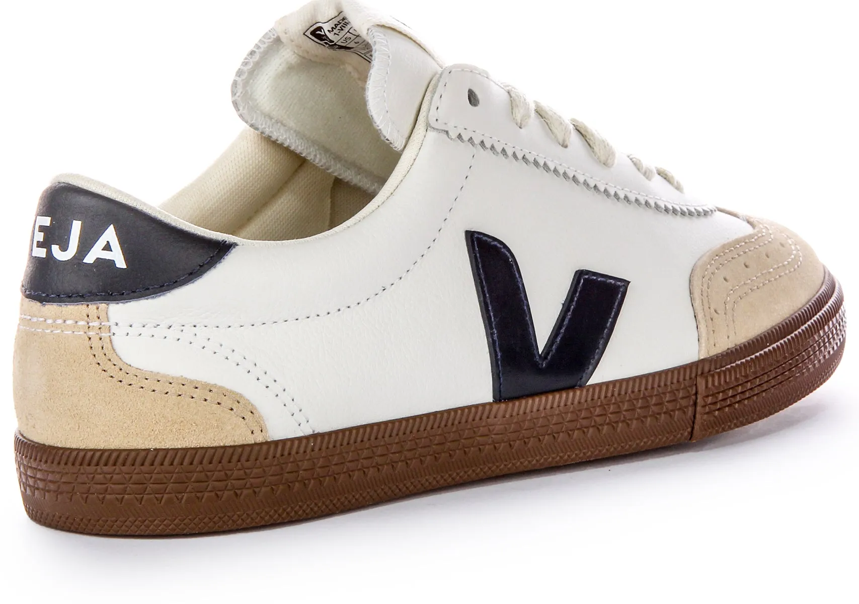 Mid Stability Veja Volley In White Navy For Men
