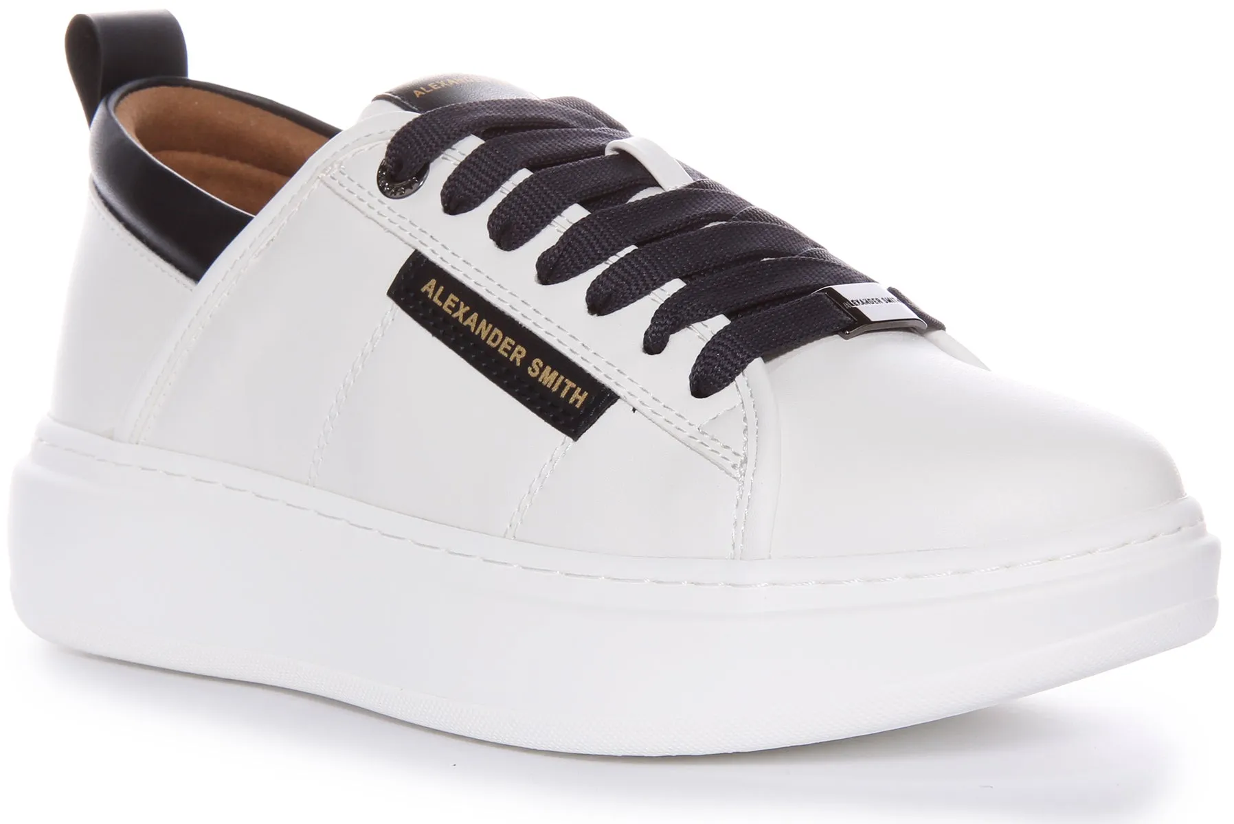 Fast Motion Alexander Smith Trainers In White Navy For Men