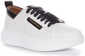 Fast Motion Alexander Smith Trainers In White Navy For Men