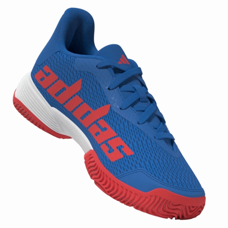 Midsole Support Adidas Barricade Kids Tennis Shoes - Bright Royal Blue