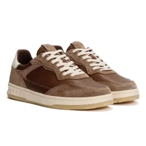 Clae Haywood Leather Men's Portabella Deep Taupe Trainers Trail Motion Health Goals