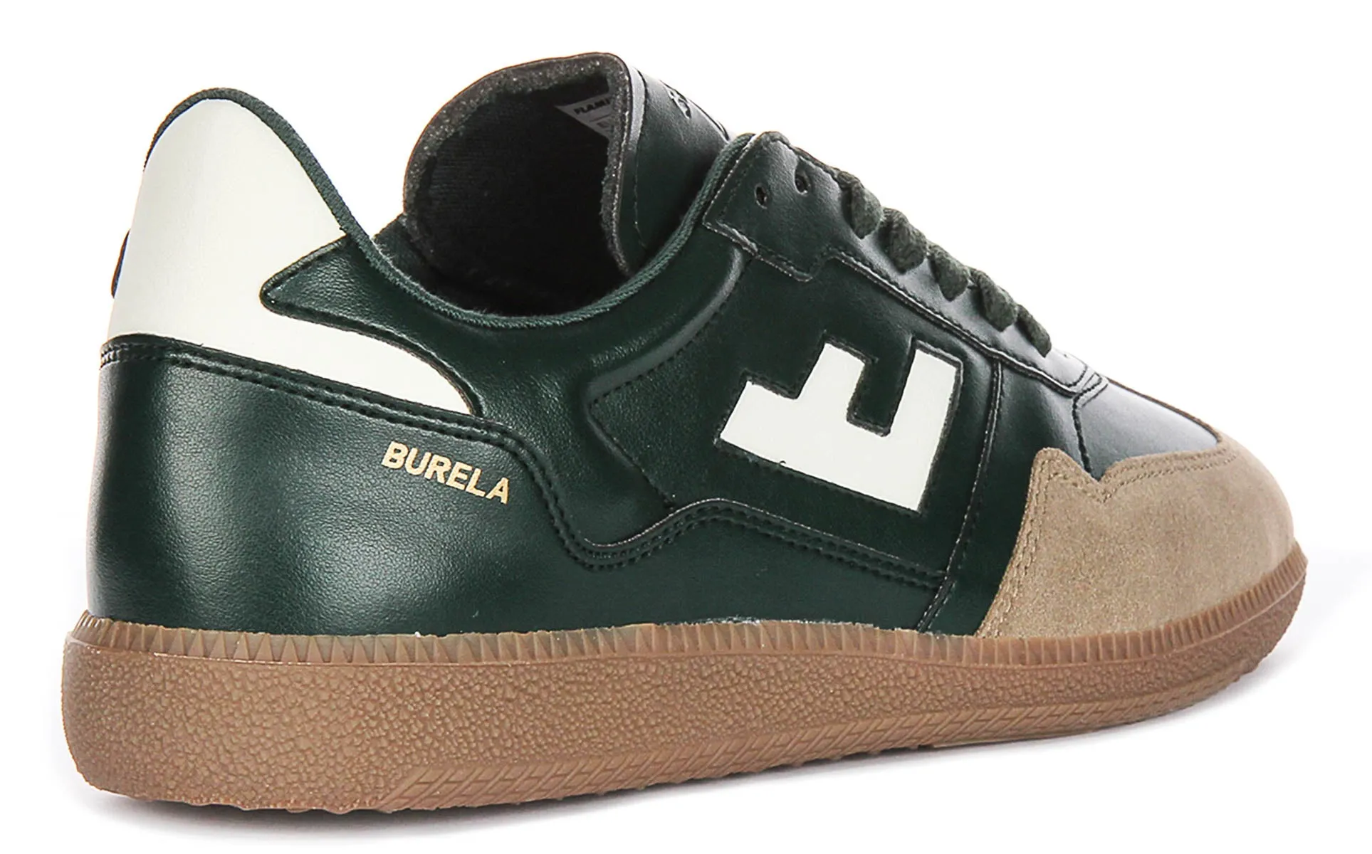 Minimal Upper Flamingos Life Burela Slim In Green Sneakers