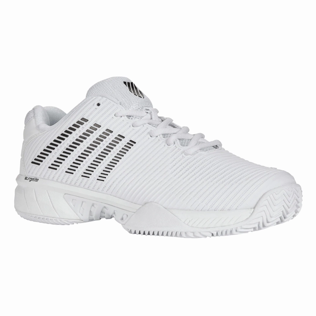 Minimal Power K Swiss Hypercourt Express 2 HB Men Tennis Shoes - White/Black