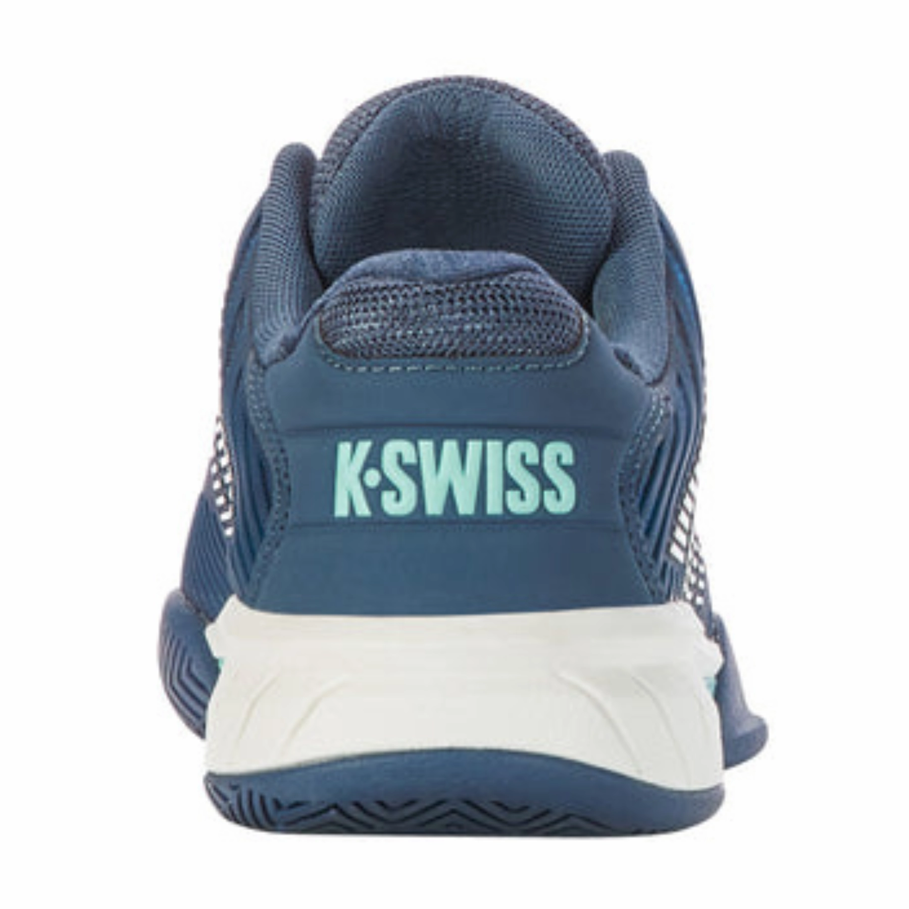 K Swiss Hypercourt Express 2 Indian Teal/Star White Junior Tennis Shoes