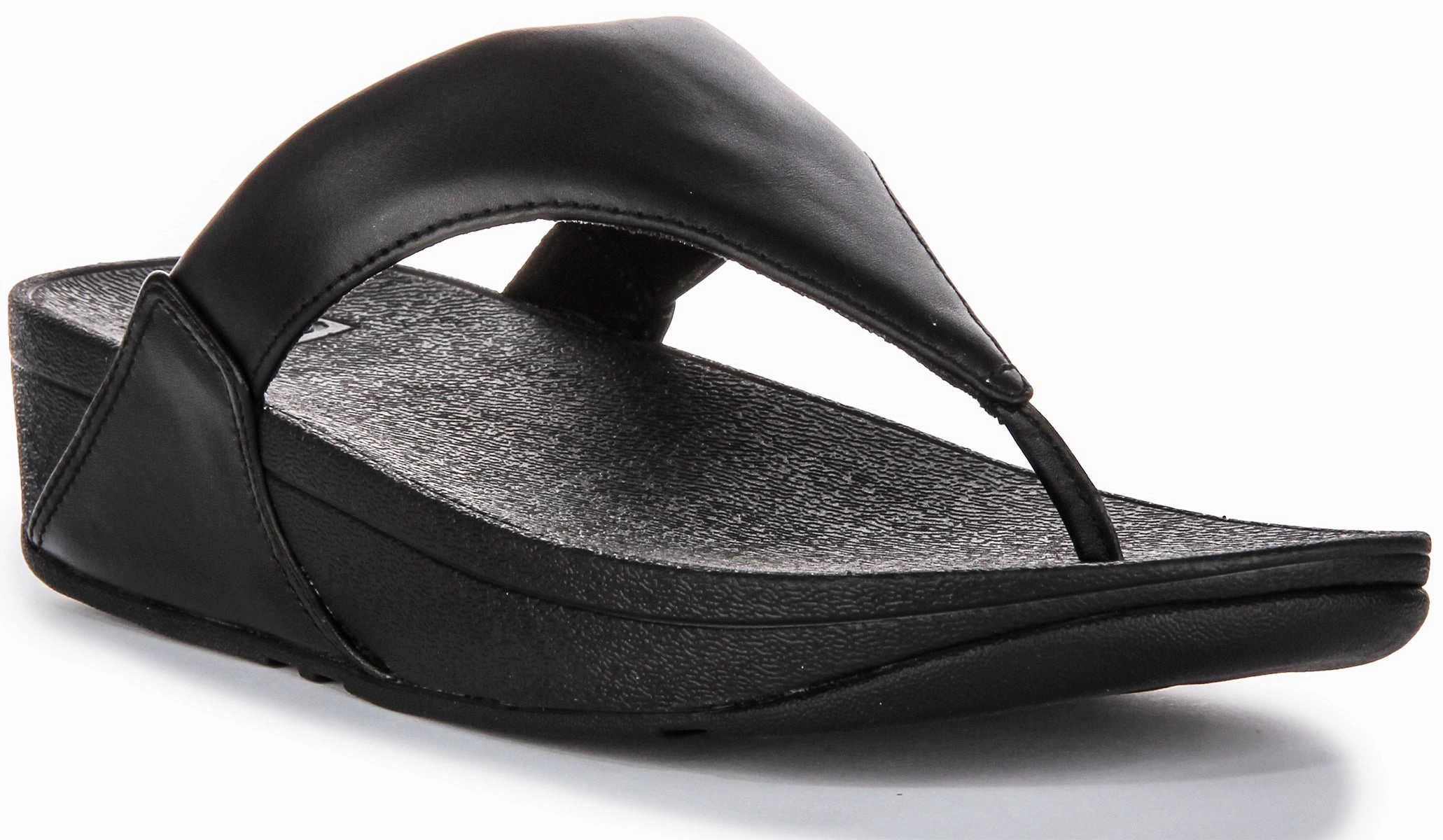 Beach Ready Beach Ready Comfort Fitflop Lulu Leather In Black For Women
