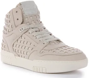 Sport Function Performance Mode Missoni Lace up Basket Hi Net In Ivory