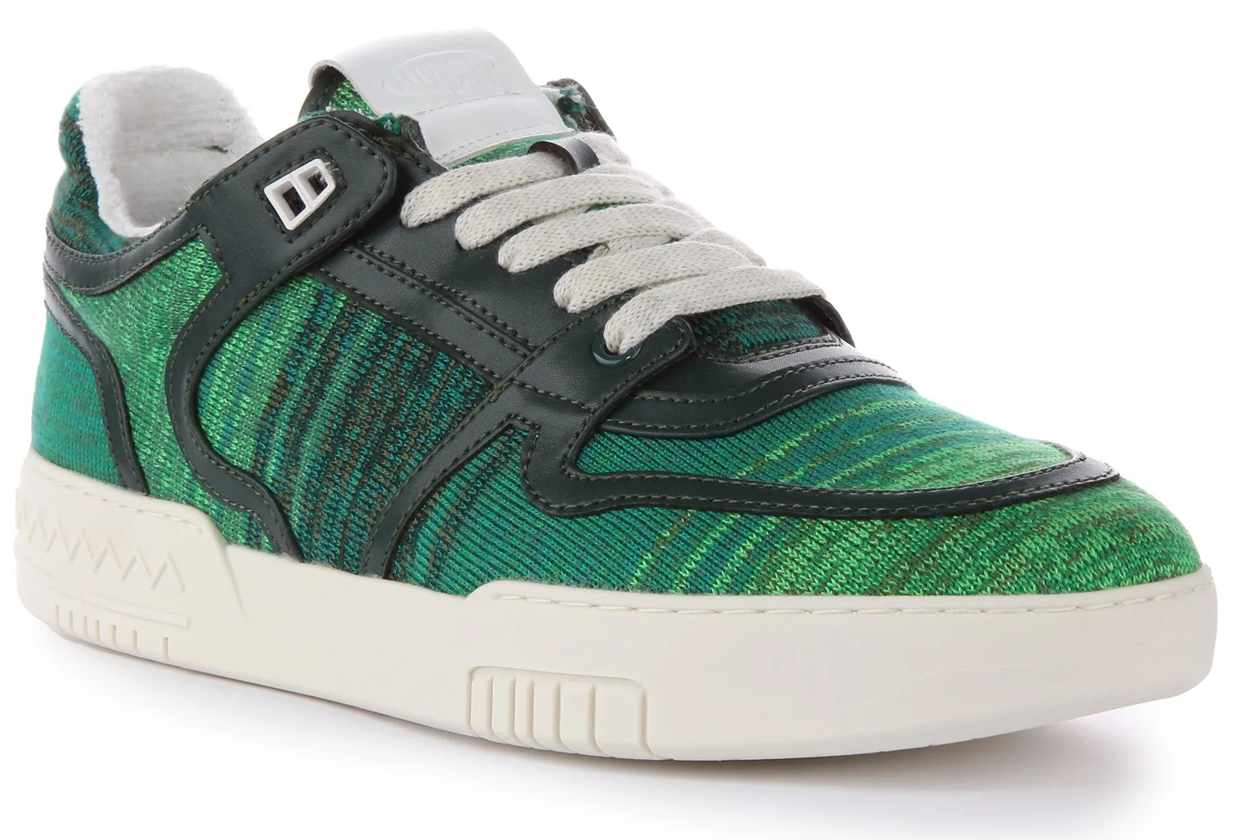 Ideal for indoor and outdoor athletic performance anti UV Missoni Lace Up Trainers In Green