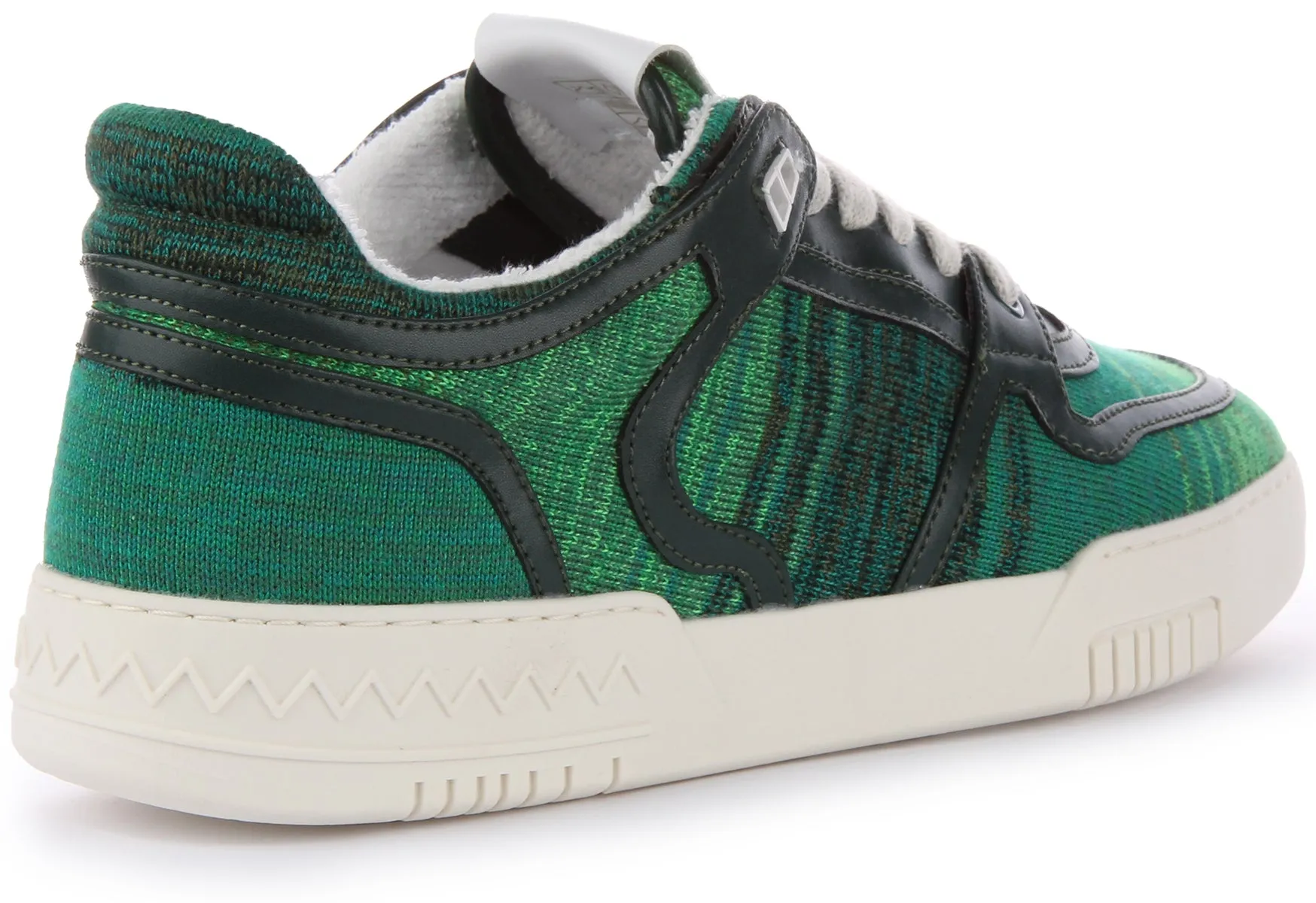Missoni Lace Up Trainers In Green Durable touch