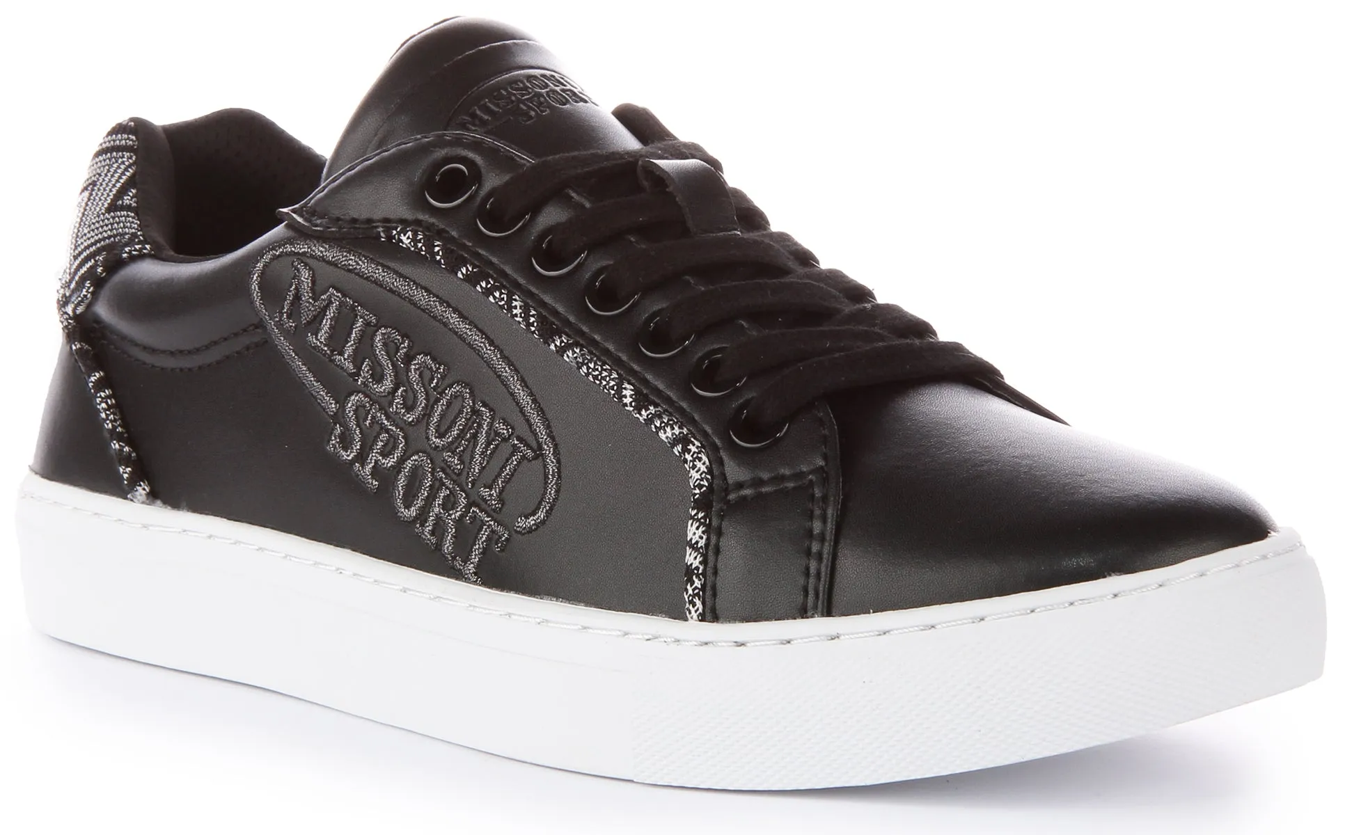 Missoni Shmistac In Black Trainers Integrated foam pod enhances lift support Built to complement both speed and control training