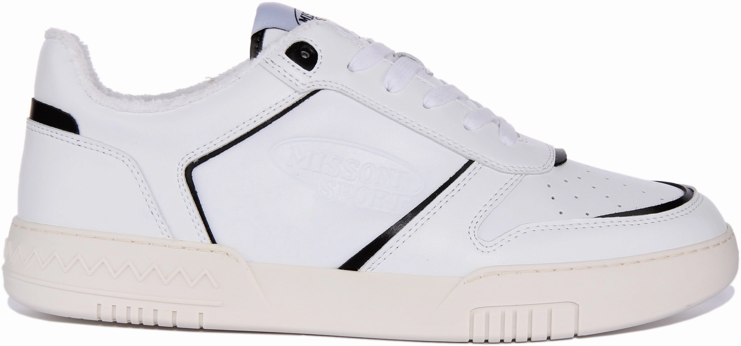 Missoni Shmibnl In White Black footbed comfort