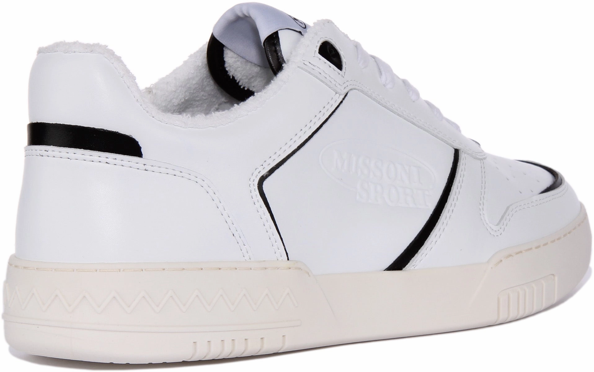 Missoni Shmibnl In White Black footbed comfort