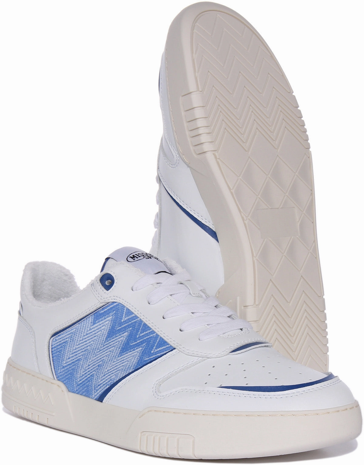 Missoni Shmibnl In White Blue Firm Grip