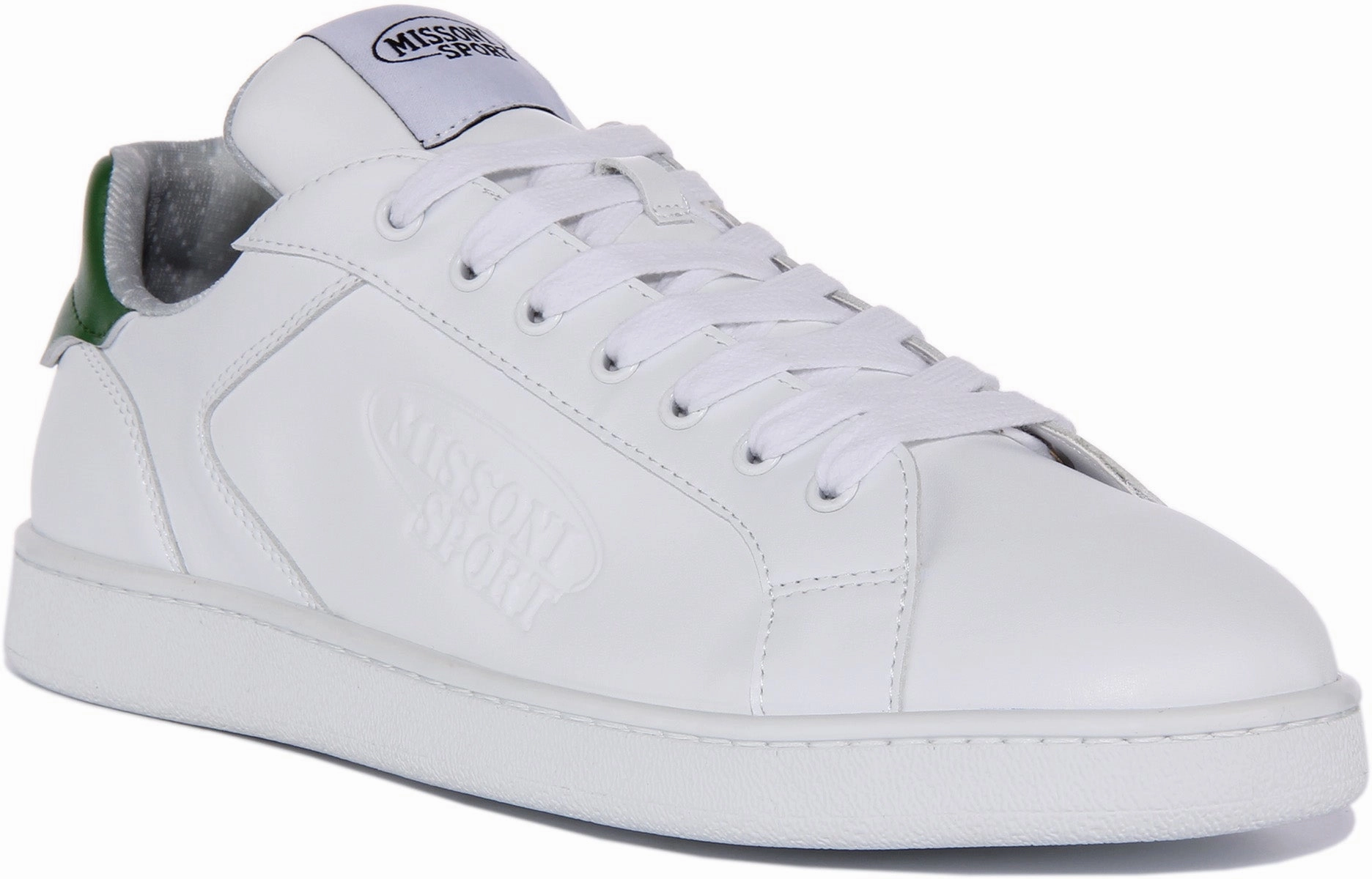 Gym Friendly Foot Arch Missoni Shmiscass In White Green