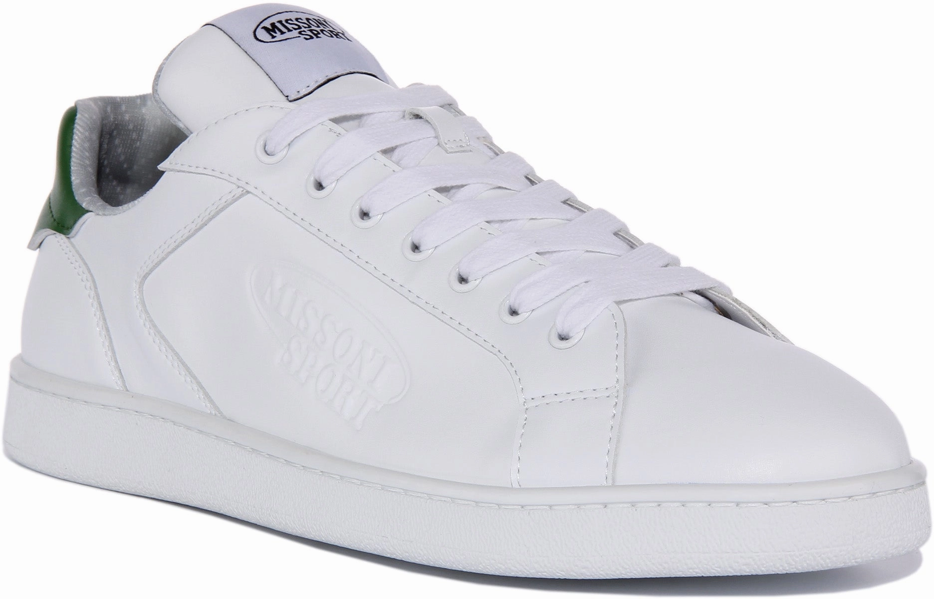 Missoni Shmiscass In White Green Rugged Design