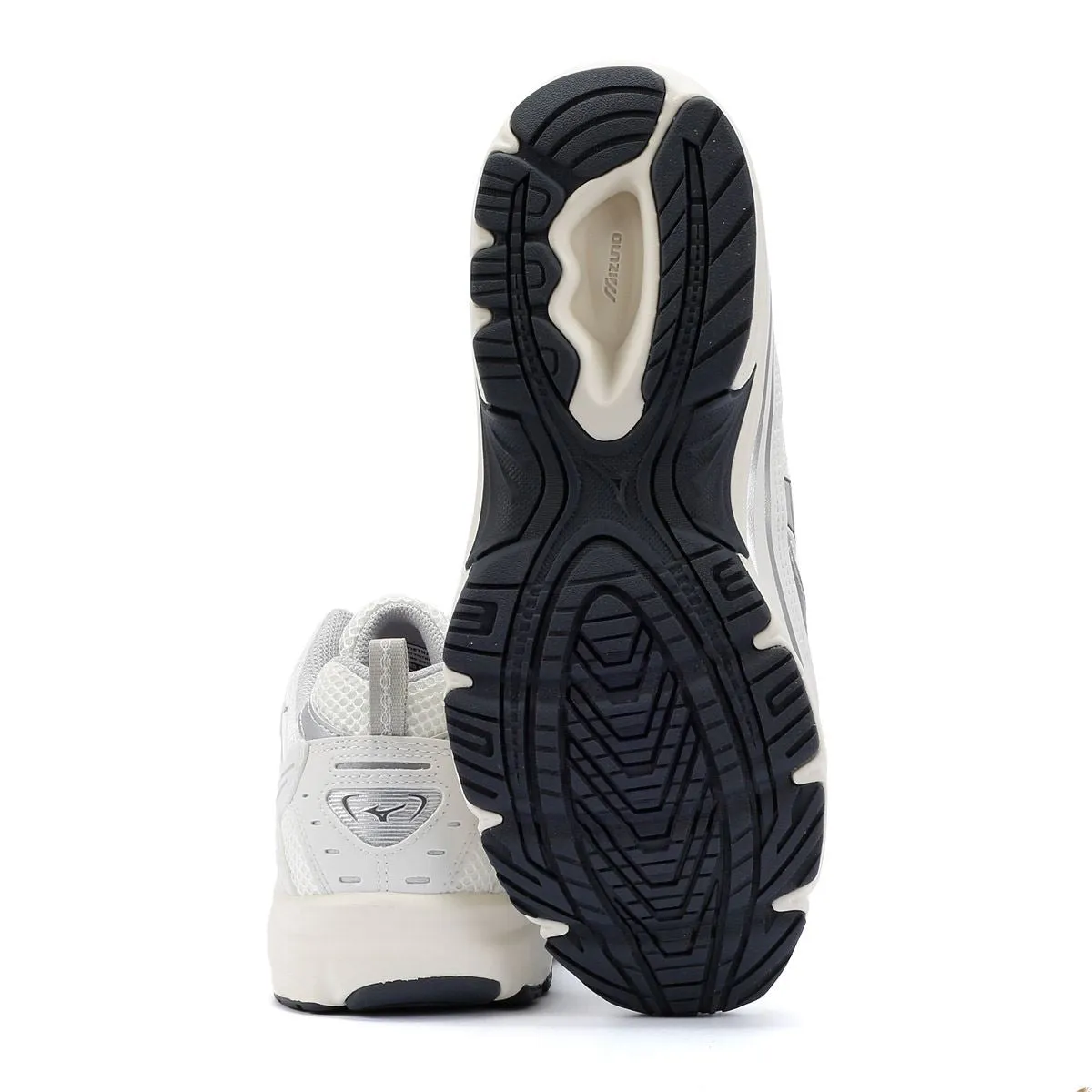Mizuno MXR Sport White/Silver Trainers Impact Ease