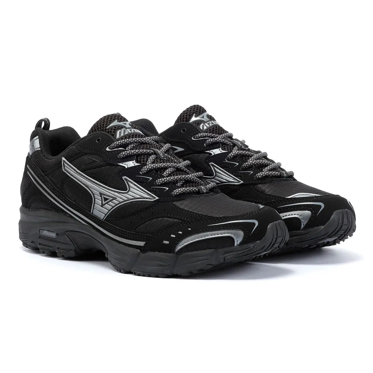 Toe Mobility Mizuno MXR Tech Black / Metallic Grey Trainers