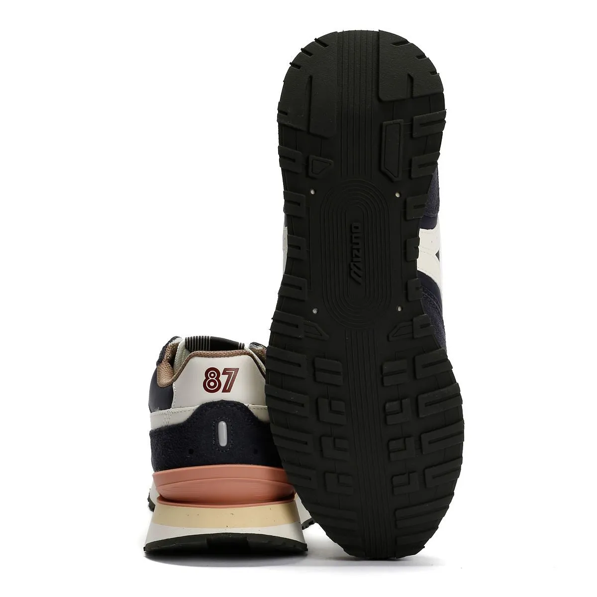 Mizuno RB87 Odussey Grey/Pristine/Cameo Brown Trainers Soft Interior