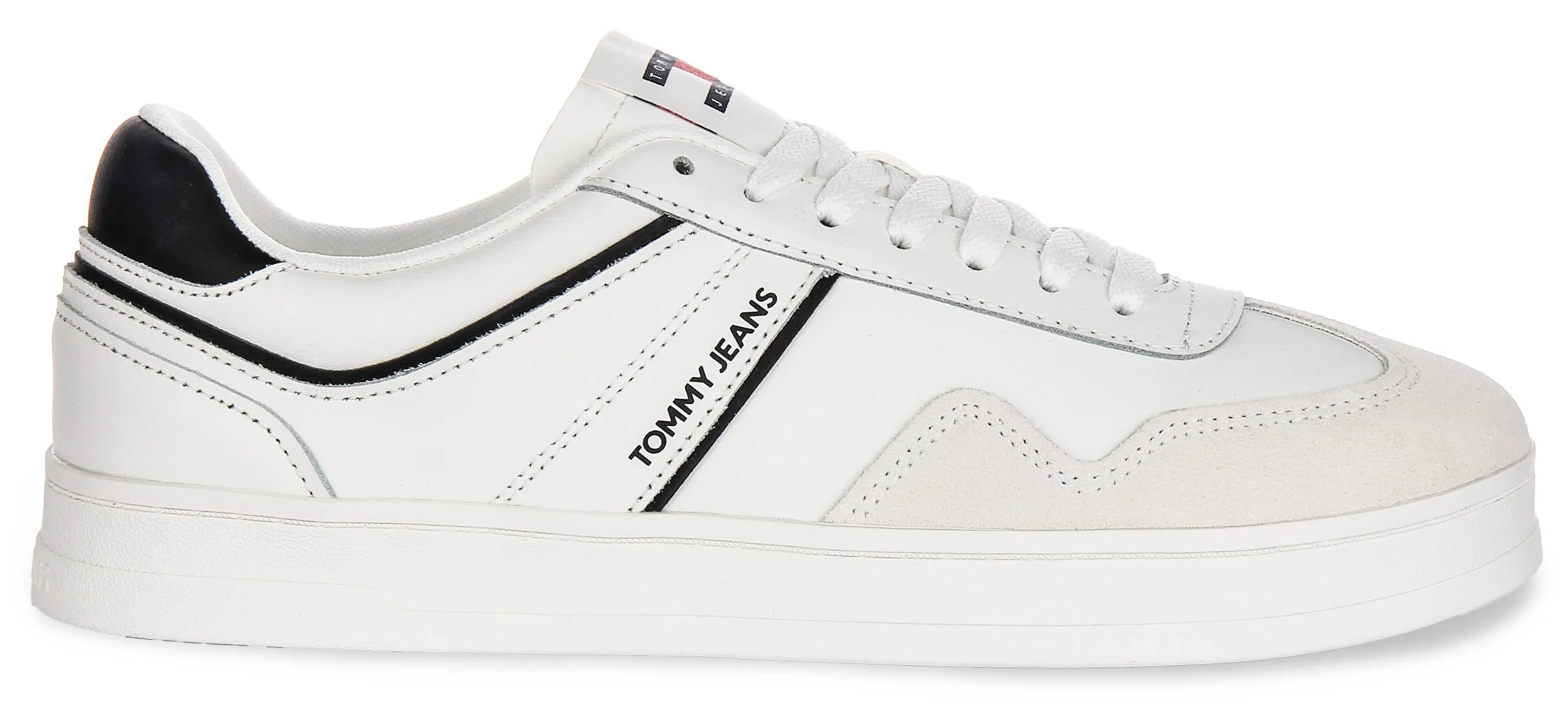 Mobility Tech Tommy Hilfiger Greenwich Leather In White Black For Men