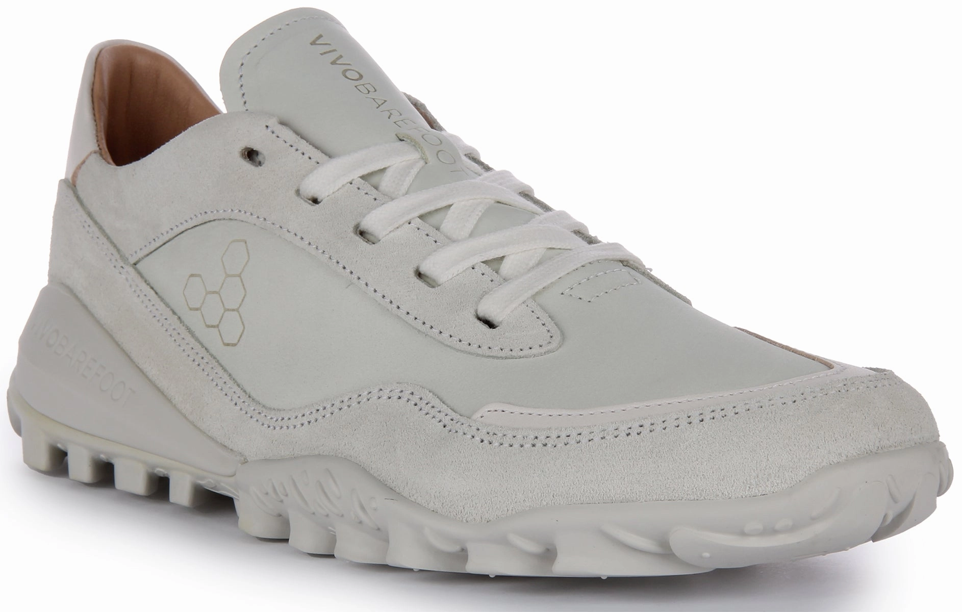 Push Training Pressure Free Vivobarefoot Novus X Michelin Sole In White For Women