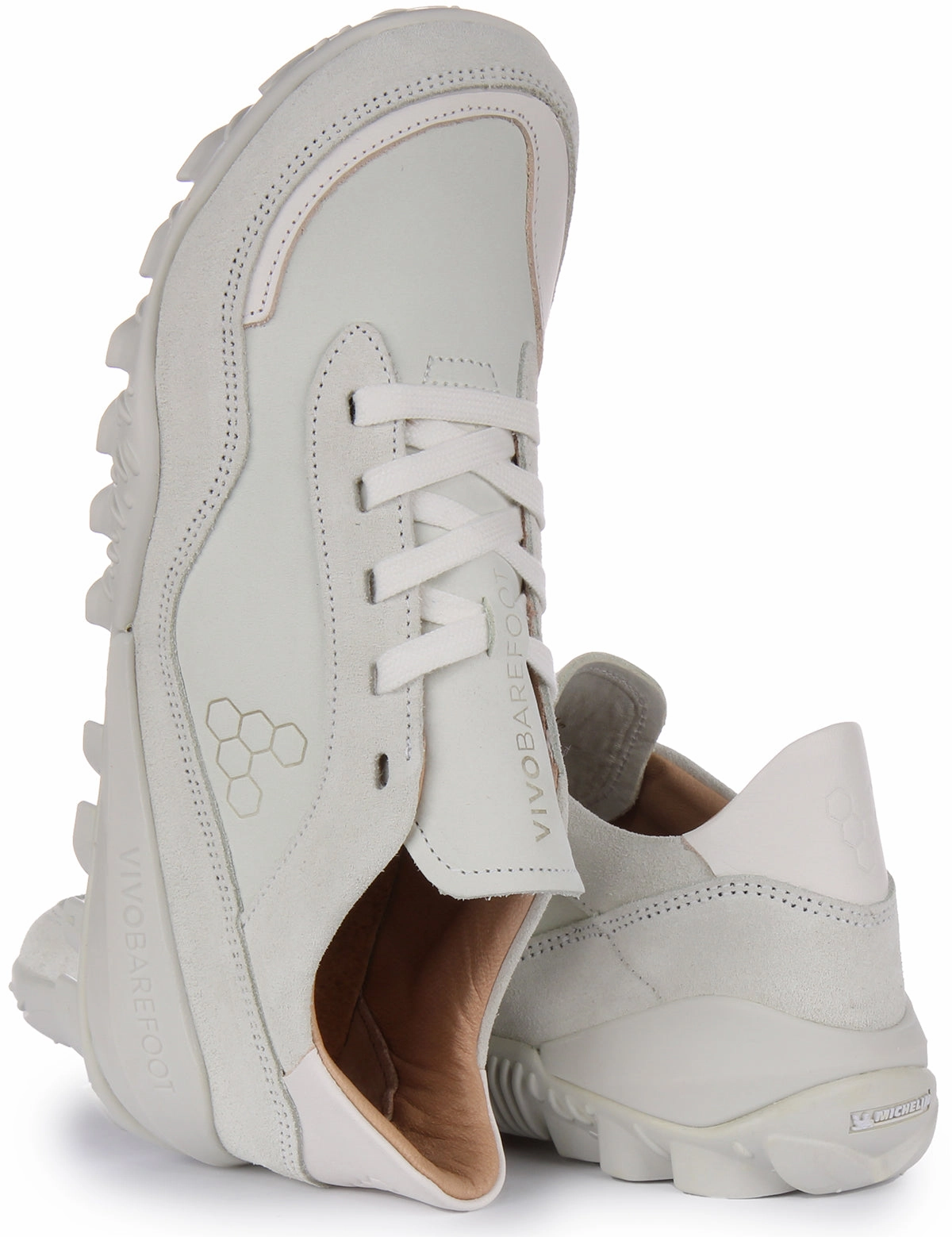 Mobility Fit Vivobarefoot Novus X Michelin Sole In White For Women
