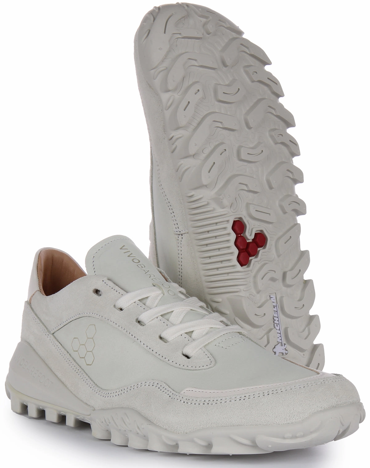 Mobility Fit Vivobarefoot Novus X Michelin Sole In White For Women