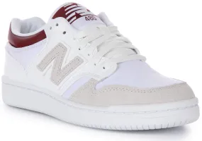 Tailored lining New Balance BB 480LKB In White Red For Men