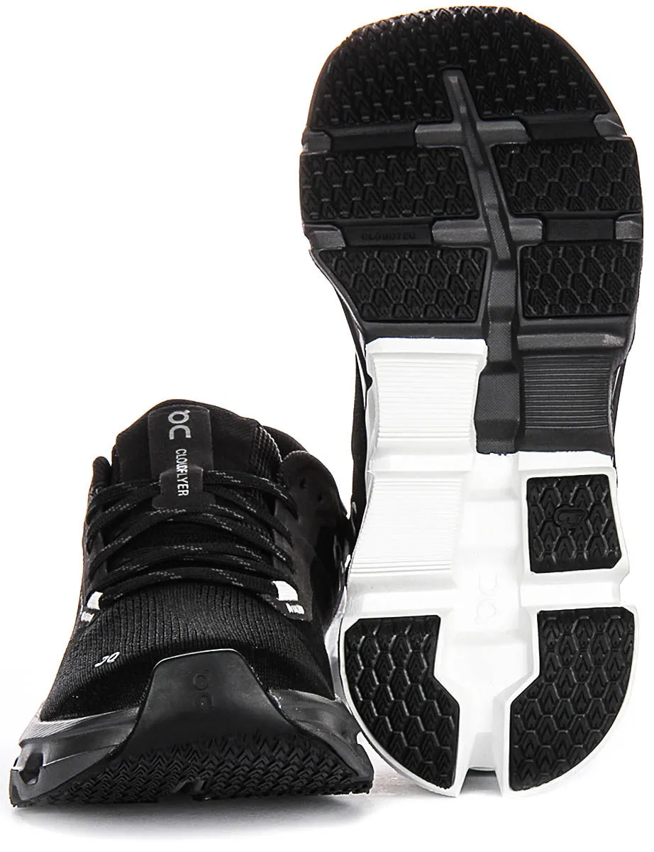 Modern On Running Cloudflyer 5 In Black White For Women